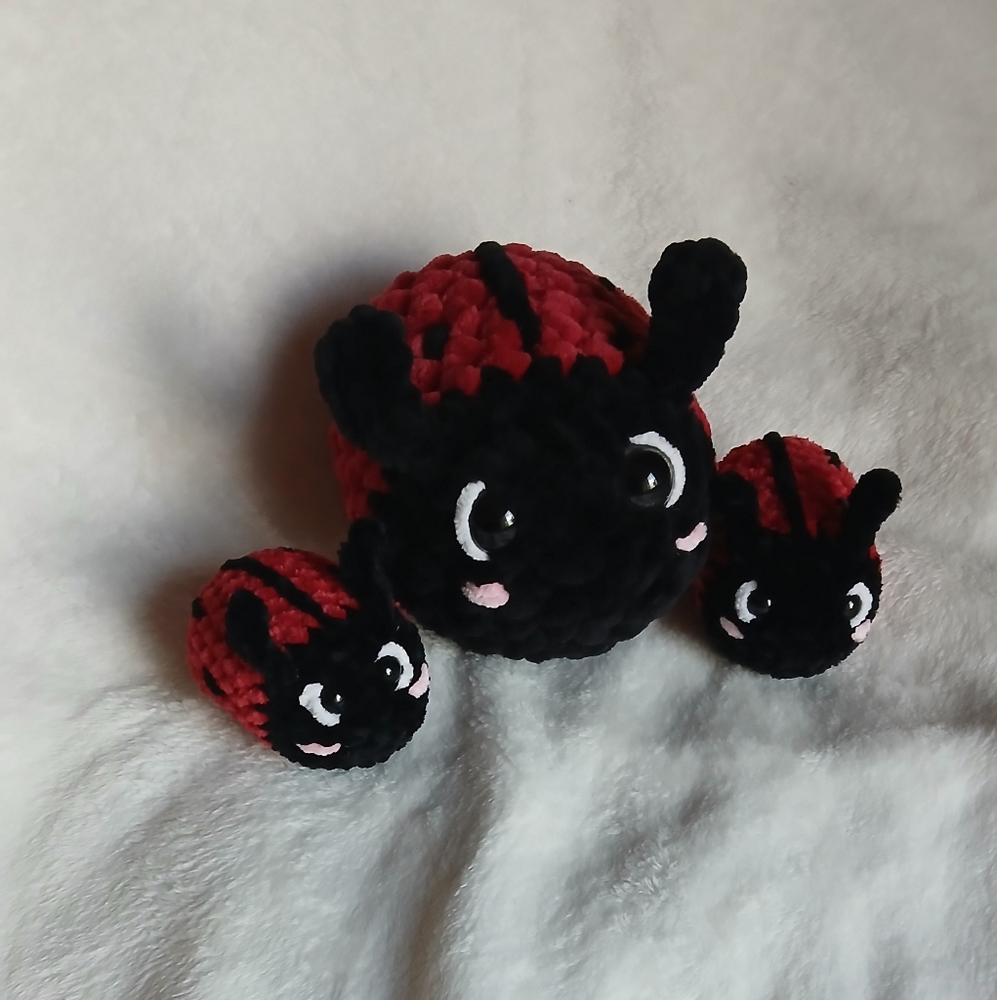 Lady Bug Amigurumi Plush
